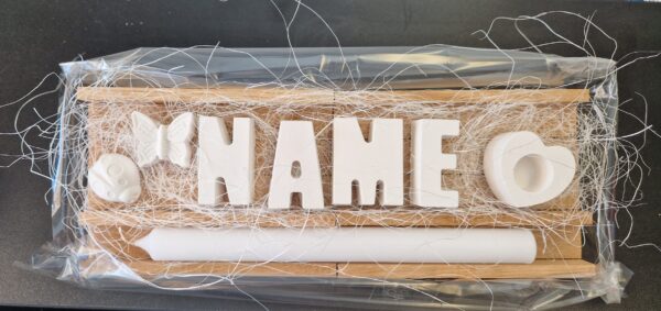 Personalisiertes Geschenk mit Kerze