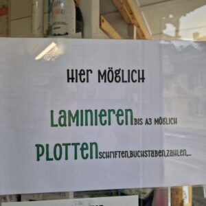Lamineren/Plotten